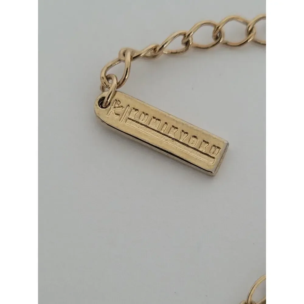 KUMIKYOKU Multi Stain Chain Necklace Choker 13+2